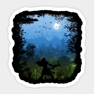 Undiscovered World Sticker